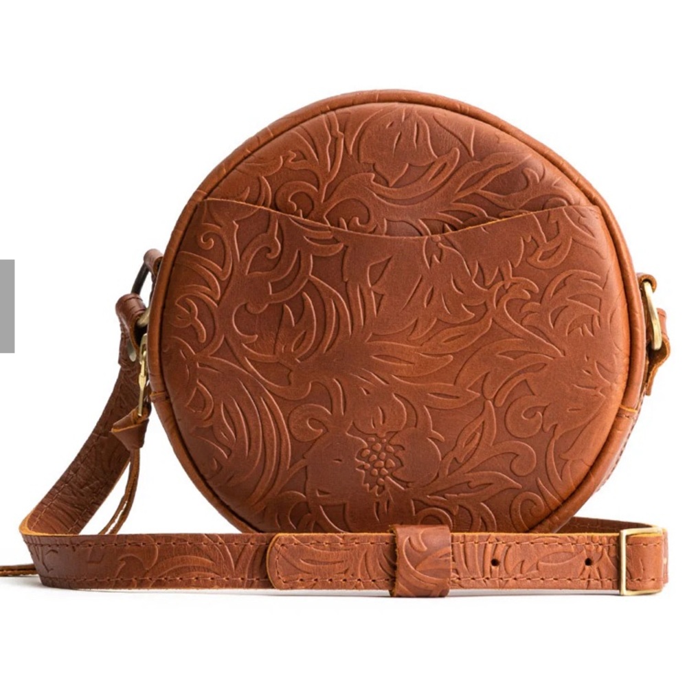 Portland Leather ‘Almost Perfect’ Small Circle Crossbody Purse